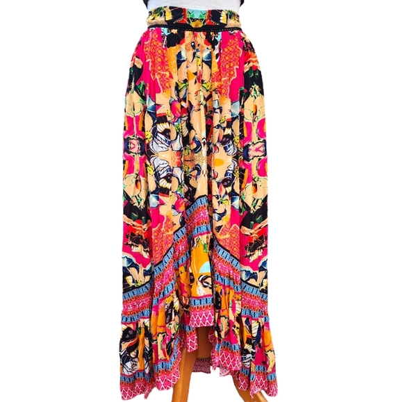 Anthropologie Bhanuni Jyoti Christia High low Maxi Skirt - Picture 2 of 16